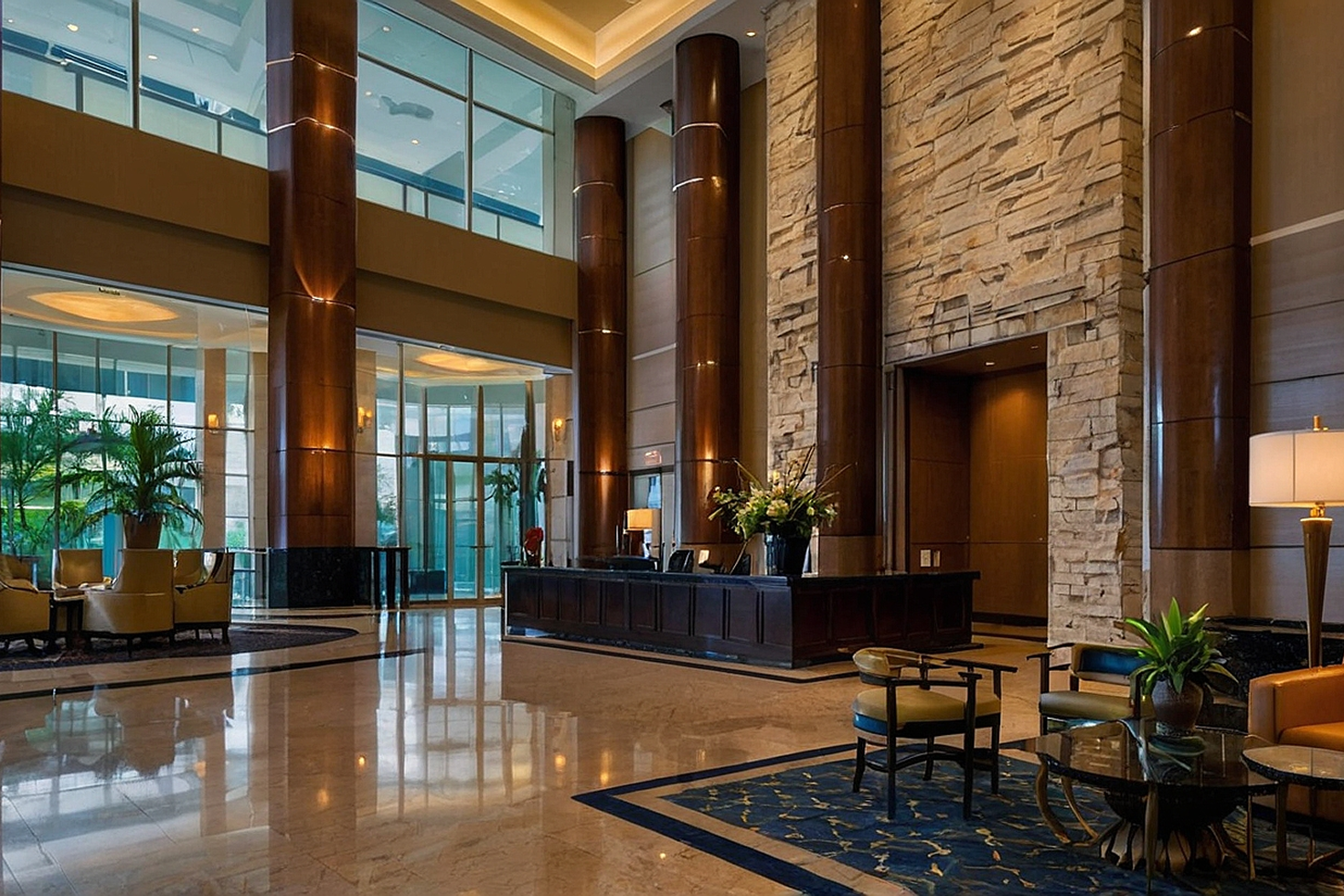 Hotel lobby
